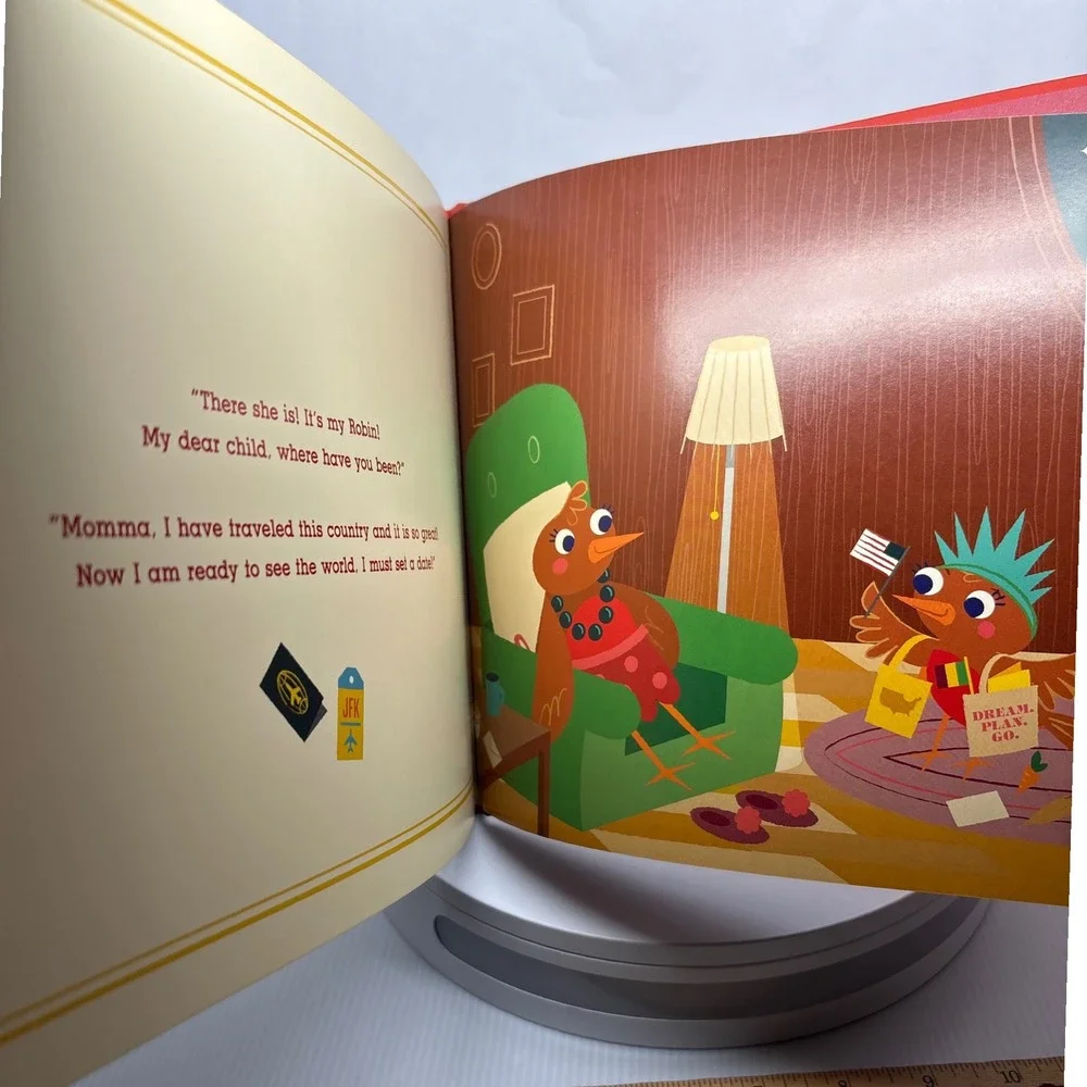Where Is Robin First‎ Edition Childrens Book Created Robin Barone Illustrated